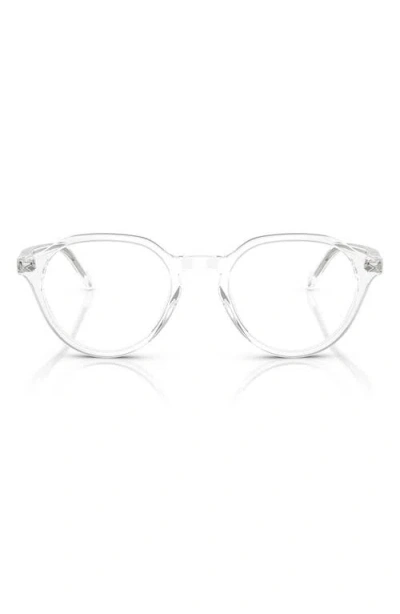 Vogue 48mm Phantos Optical Glasses In Clear Transparent