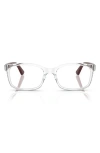 Vogue 48mm Pillow Optical Glasses In Rose Gold Black