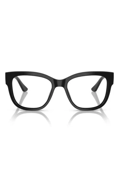 Vogue 49mm Square Optical Glasses In Black