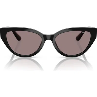 Vogue 50mm Cat Eye Sunglasses In Black