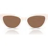 Vogue 50mm Cat Eye Sunglasses In Milky Ivory