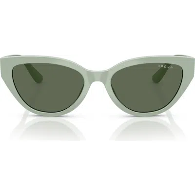 Vogue 50mm Cat Eye Sunglasses In Green