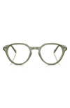 Vogue 50mm Phantos Optical Glasses In Transparent Green