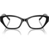 Vogue 51mm Cat Eye Optical Glasses In Black