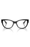 Vogue 51mm Cat Eye Optical Glasses In Black