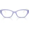 Vogue 51mm Cat Eye Optical Glasses In Purple