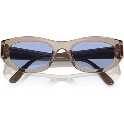 Vogue 51mm Cat Eye Sunglasses In Blue