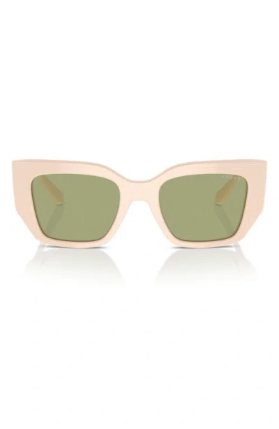 Vogue 51mm Irregular Sunglasses In Beige