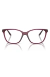 Vogue 51mm Pillow Optical Glasses In Dark Red