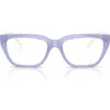 Vogue 51mm Pillow Optical Glasses In Purple