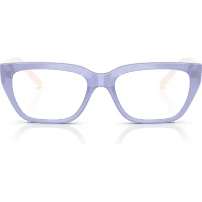 Vogue 51mm Pillow Optical Glasses In Purple