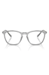 Vogue 51mm Pillow Optical Glasses In Transparent Grey