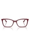 Vogue 51mm Rectangular Optical Glasses In Cherry