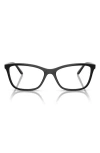 Vogue 52mm Butterfly Optical Glasses In Black