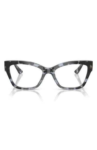 Vogue 52mm Cat Eye Optical Glasses In White