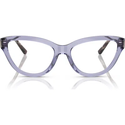 Vogue 52mm Cat Eye Optical Glasses In Purple