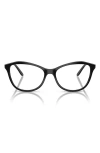 Vogue 52mm Irregular Optical Glasses In Black