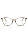 Vogue 52mm Irregular Optical Glasses In Caramel