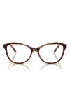 Vogue 52mm Irregular Optical Glasses In Dark Havana