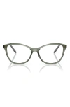 Vogue 52mm Irregular Optical Glasses In Green