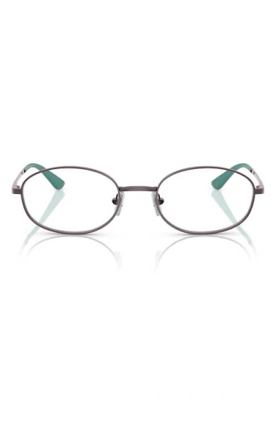 Vogue 52mm Oval Optical Glasses In Violet