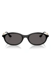 Vogue 52mm Oval Sunglasses In Black