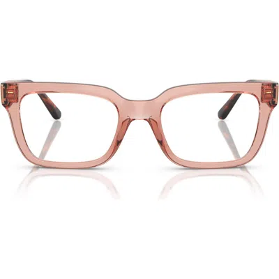 Vogue 52mm Pillow Optical Glasses In Pink