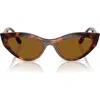 Vogue 52mm Polarized Cat Eye Sunglasses