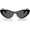 Vogue Kids'  52mm Polarized Cat Eye Sunglasses