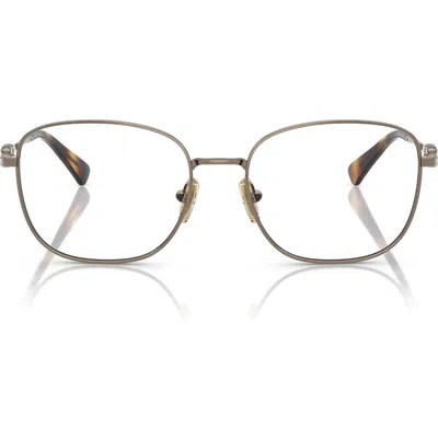 Vogue 52mm Square Optical Glasses In Lite Brown
