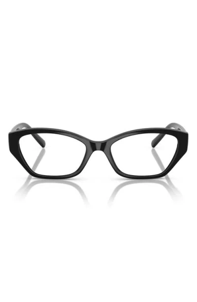 Vogue 53mm Cat Eye Optical Glasses In Black