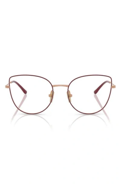 Vogue 53mm Cat Eye Optical Glasses In Bordeaux