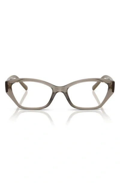 Vogue 53mm Cat Eye Optical Glasses In Transparent