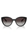 Vogue 53mm Cat Eye Sunglasses In Black