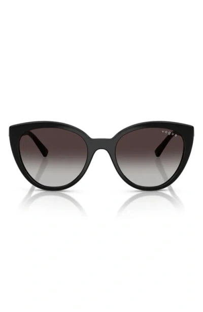 Vogue 53mm Cat Eye Sunglasses In Black