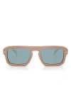 Vogue 53mm Gradient Square Sunglasses In Blue