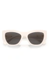 Vogue 53mm Irregular Sunglasses In Black White