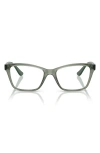 Vogue 53mm Rectangluar Optical Glasses In Green