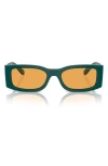 Vogue 53mm Rectangular Sunglasses In Full Octanium