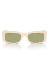 Vogue 53mm Rectangular Sunglasses In Pink