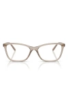 Vogue 54mm Butterfly Optical Glasses In Caramel