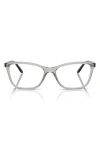 Vogue 54mm Butterfly Optical Glasses In Transparent Grey