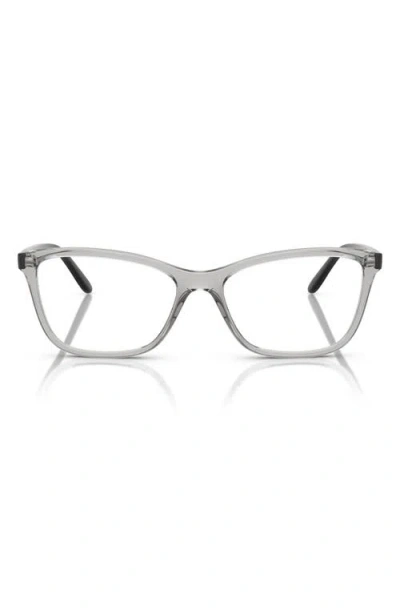 Vogue 54mm Butterfly Optical Glasses In Transparent Grey