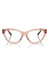 Vogue 54mm Cat Eye Optical Glasses In Pink