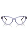 Vogue 54mm Cat Eye Optical Glasses In Purple