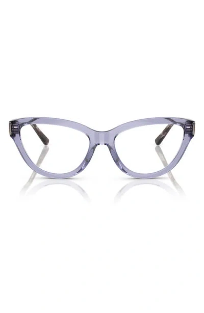 Vogue 54mm Cat Eye Optical Glasses In Purple