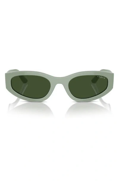 Vogue 54mm Cat Eye Sunglasses In Green