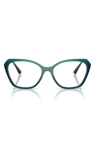 Vogue 54mm Irregular Optical Glasses In Blue