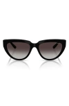 Vogue 54mm Irregular Sunglasses In Black