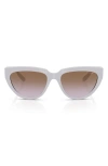 Vogue 54mm Irregular Sunglasses In Violet